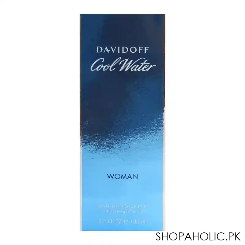 davidoff cool water woman eau de toilette 100ml main image