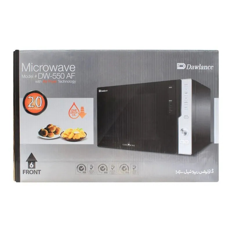 dawlance air fryer + convection microwave oven, 30 liters, dw 550 af image2