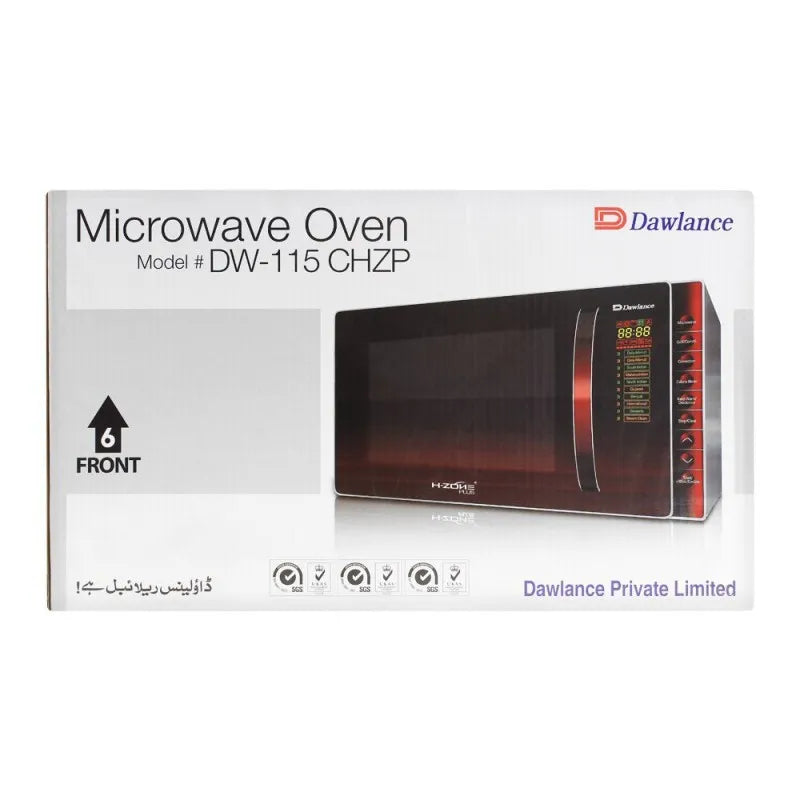 dawlance convection microwave oven, 25 liters, dw 115 chzp image2