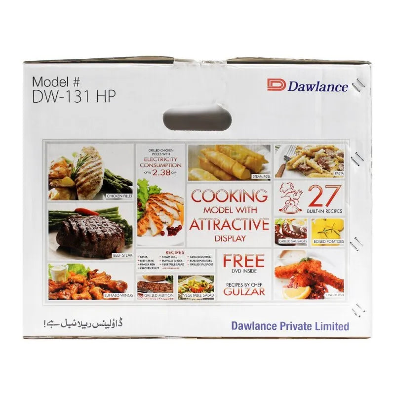 dawlance cooking series microwave oven, 30 liters, dw 131 hp image3