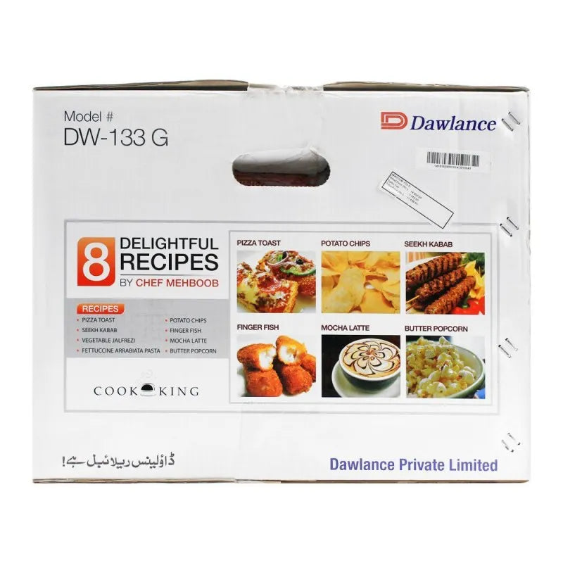 dawlance grill microwave oven, 30 liters, dw 133 g image3