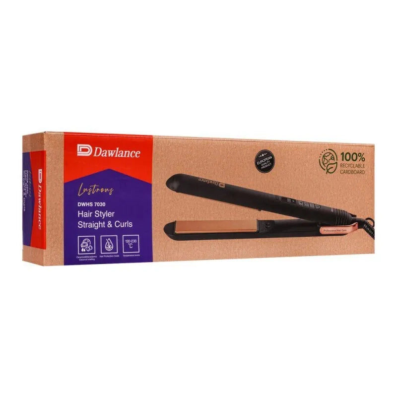 dawlance hair straighter, black, dwhs 7030 image2