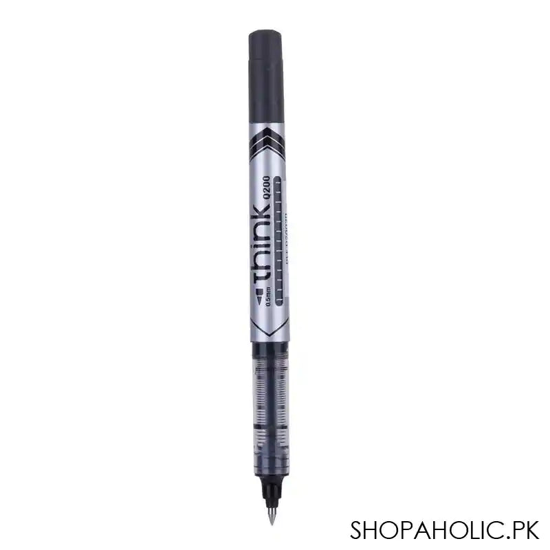 Deli Roller Pen, Tip 0.5mm, Black, 1-Piece, EQ20020 - Image 4