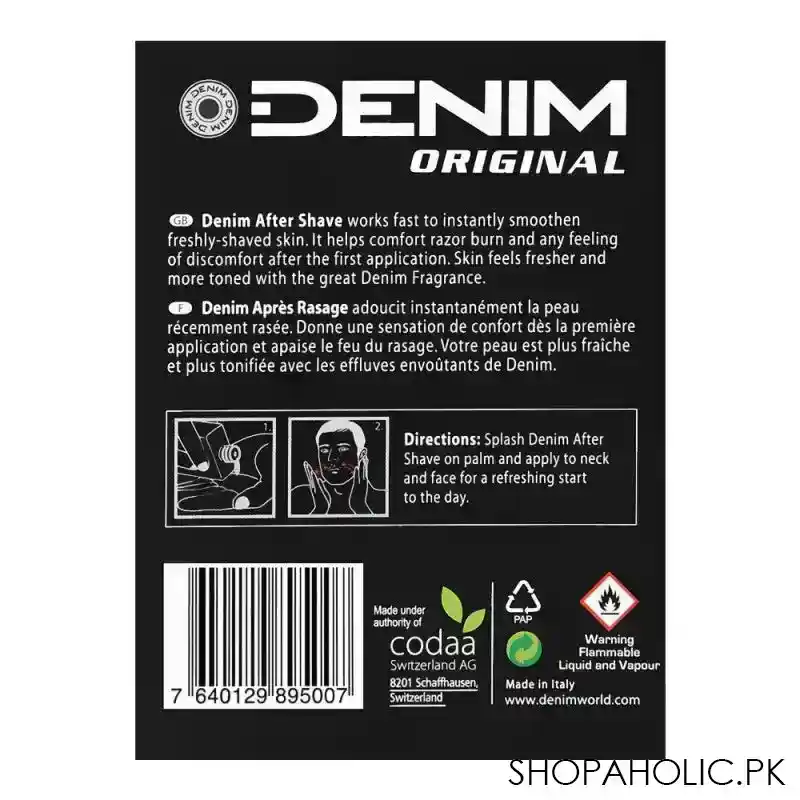 denim original after shave, 100ml image2