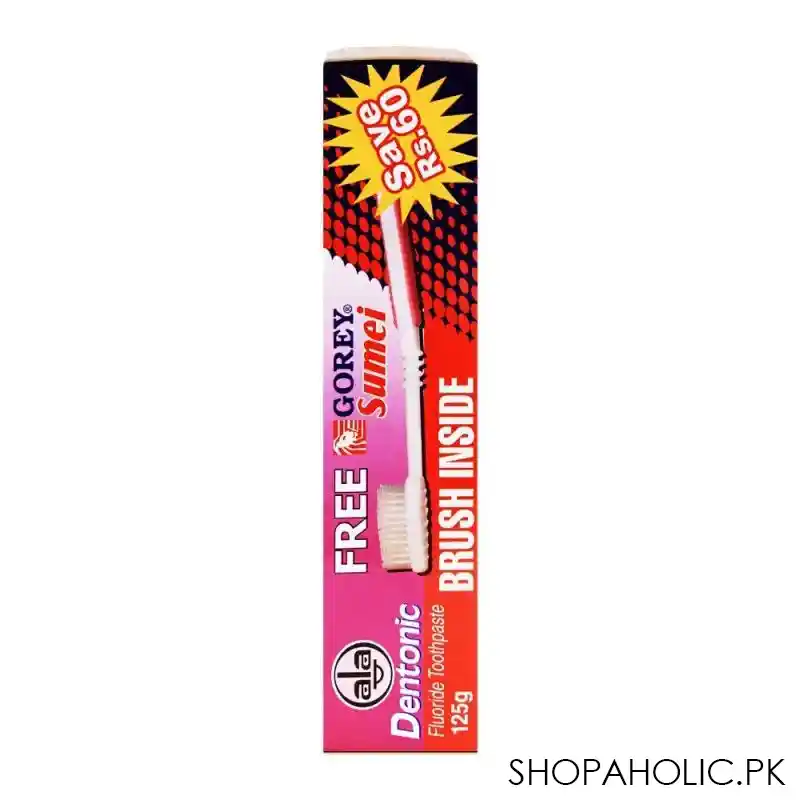 dentonic fluoride toothpaste, 125g image3