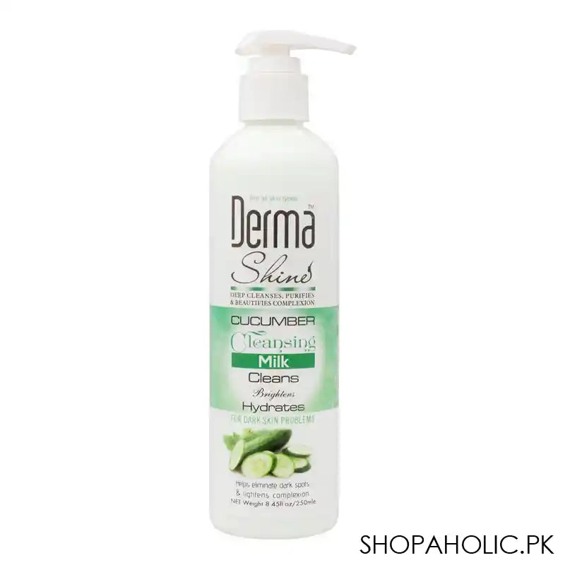 Derma Shine Cucumber Cleansing Milk, 250ml - Main Image