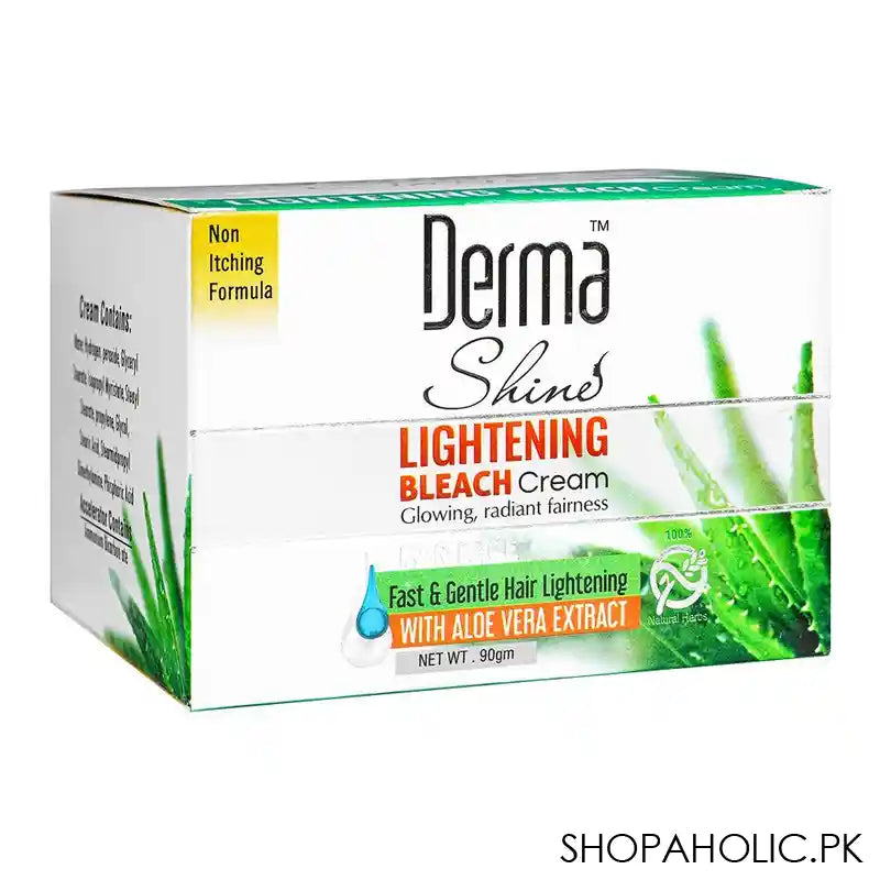 Derma Shine Fast & Gentle Hair Lightening Bleach Cream, 80g - Main Image