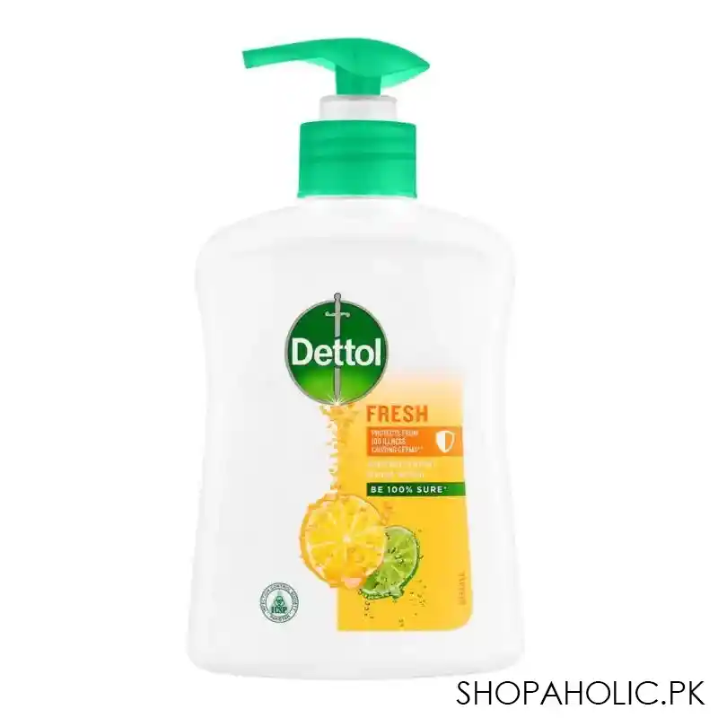 dettol fresh anti bacterial hand wash, 250ml image2