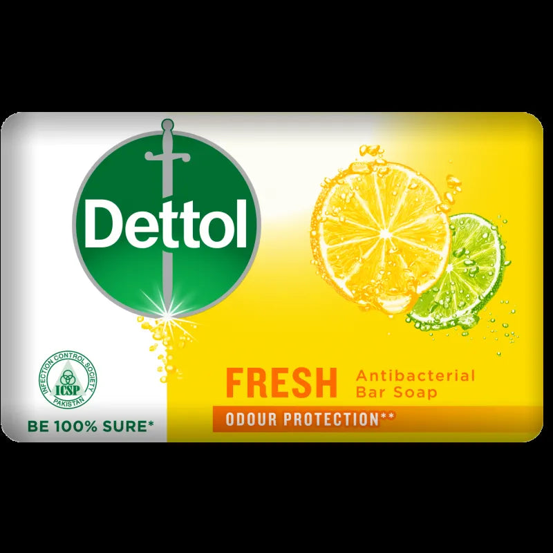 dettol fresh antibacterial soap 130gm main image