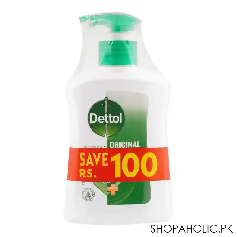 dettol original anti bacterial ph balanced hand wash, 2x 250ml main image