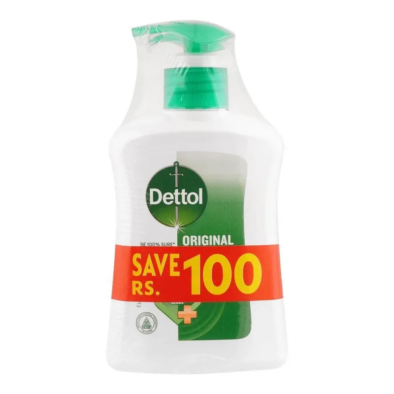 dettol original anti bacterial ph balanced hand wash, 2x 250ml main image