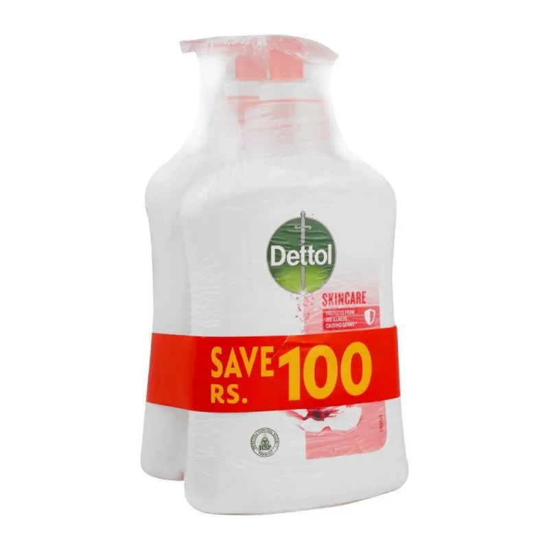 dettol skincare anti bacterial hand wash, 2 x 250ml, save rs.100/  main image