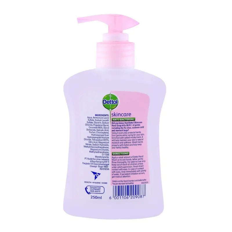 dettol skincare anti bacterial moisturising hand wash 250ml image3