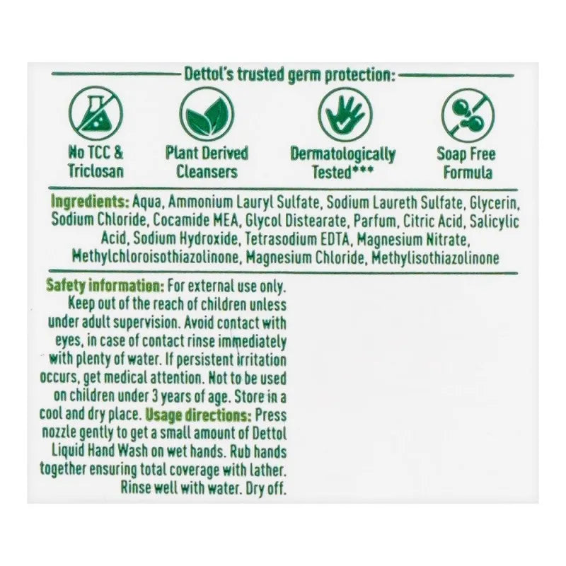 dettol soothe anti bacterial hand wash, 250ml image3