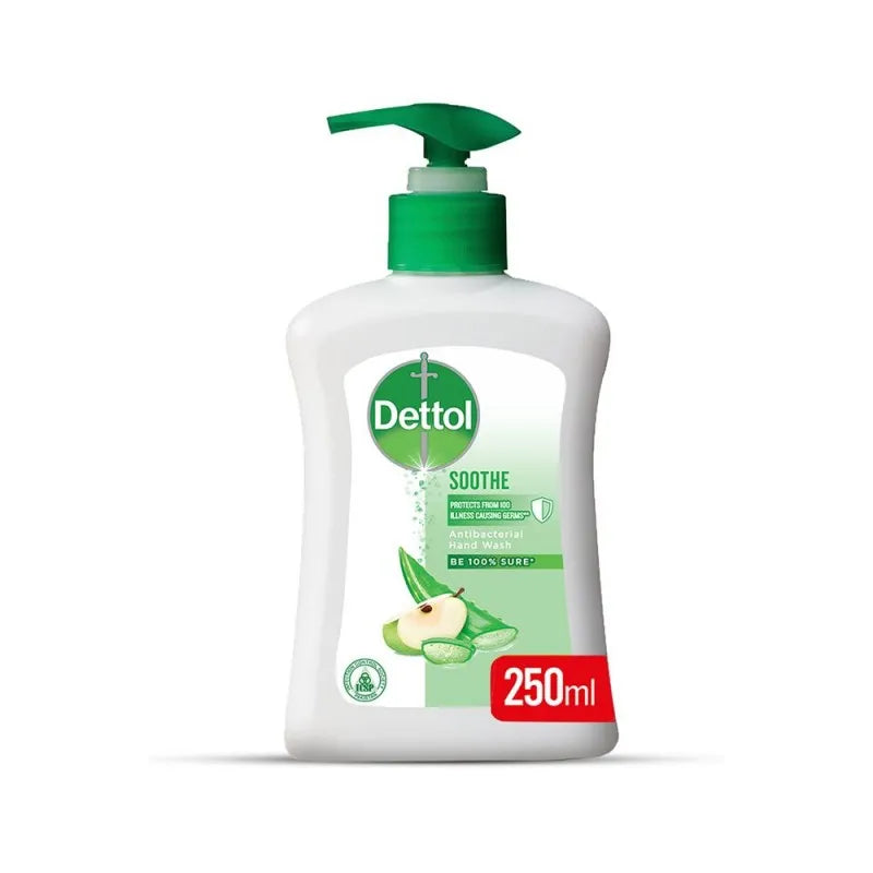 dettol soothe anti bacterial hand wash, 250ml main image