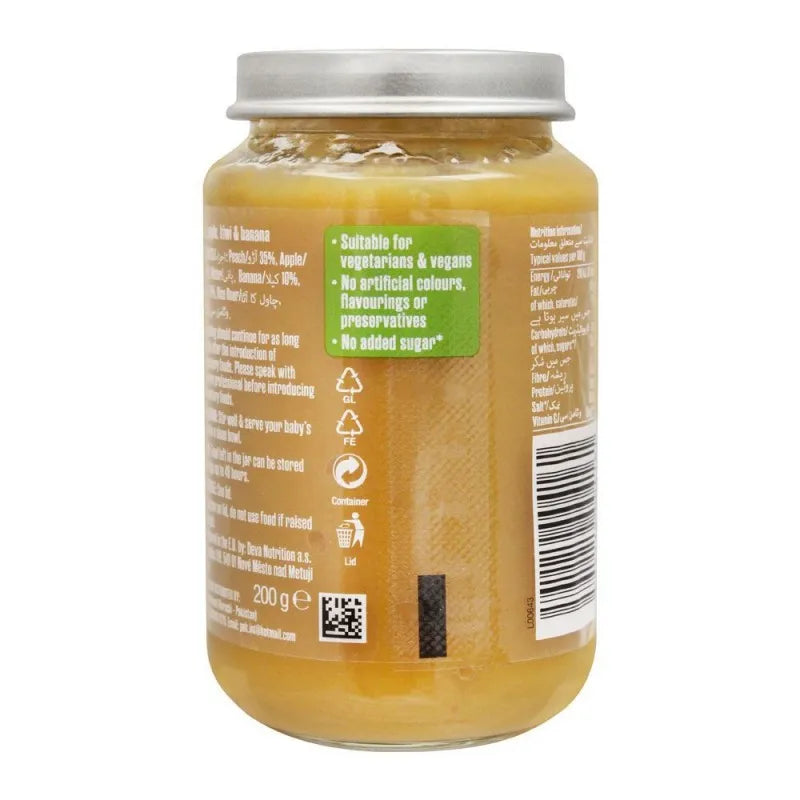 deva kiwi, peach & banana baby food, 7m+, 200g image2