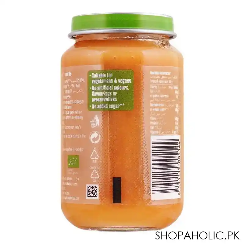 deva organic peach, mango & apple baby food, no added sugar, 7+, 190g image2