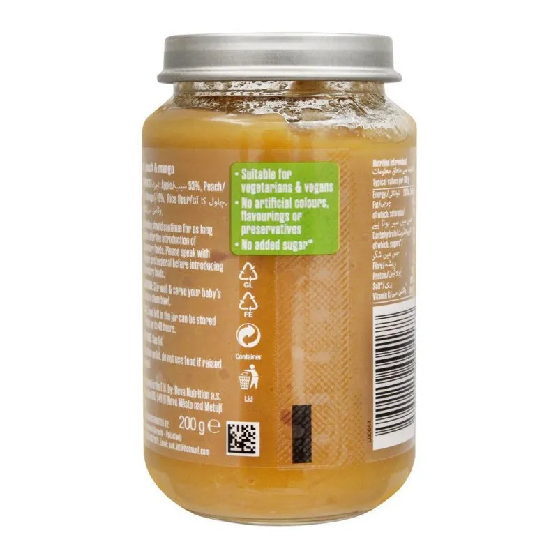 deva peach & mango baby food, 7m+, 200g image2