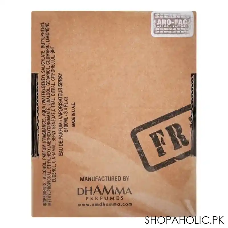 dhamma fiery, edp, 100ml image5