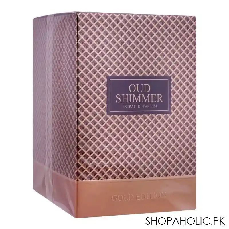 dhamma oud shimmer gold edition, edp, fragrance for men, 100ml image4