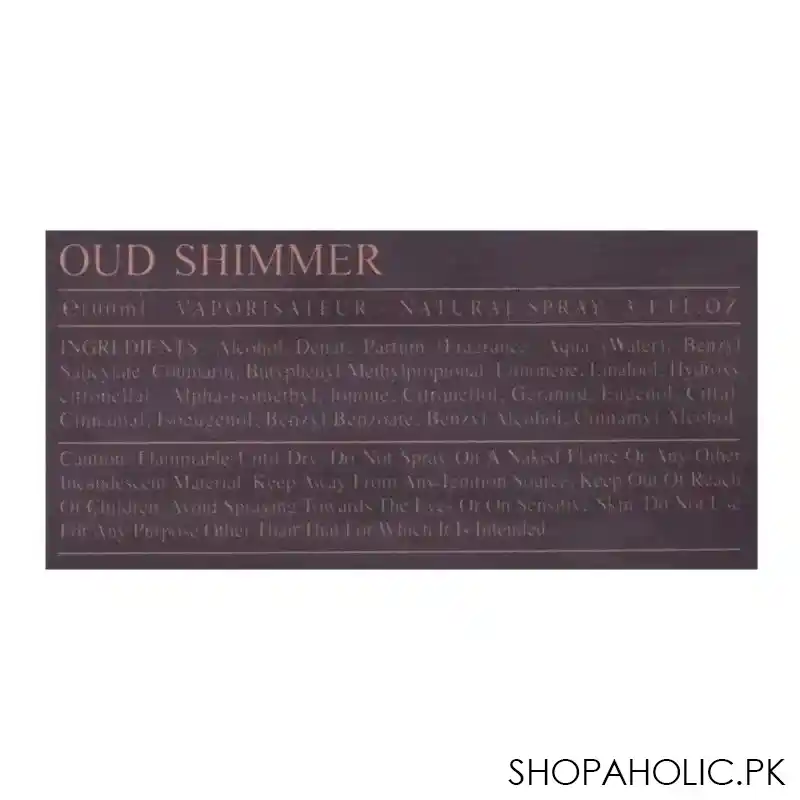 dhamma oud shimmer gold edition, edp, fragrance for men, 100ml image6