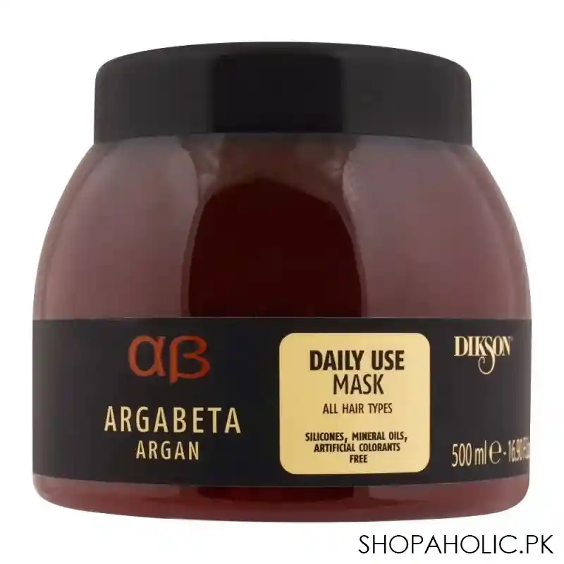 dikson argabeta argan daily use hair mask, 500ml main image