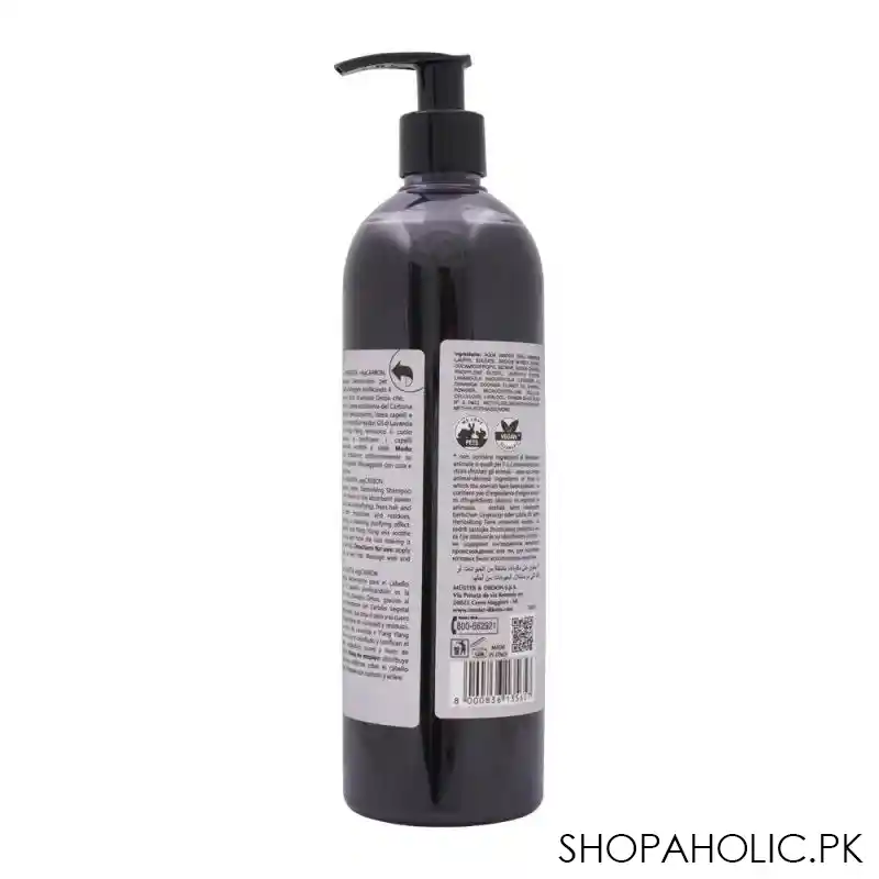 dikson argabeta vegcarbon charcoal detox shampoo, 500ml image2