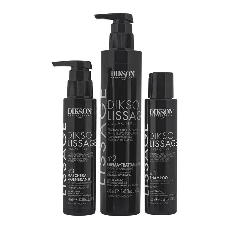 dikson dikso lissage mini kit shampoo + treatment + mask main image