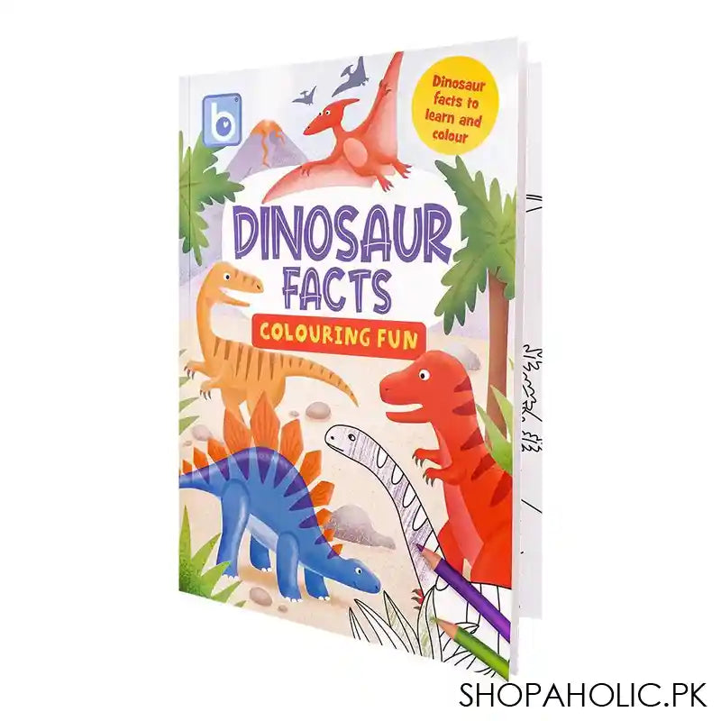 Dinosaur Facts Colouring Fun, Book - Main Image