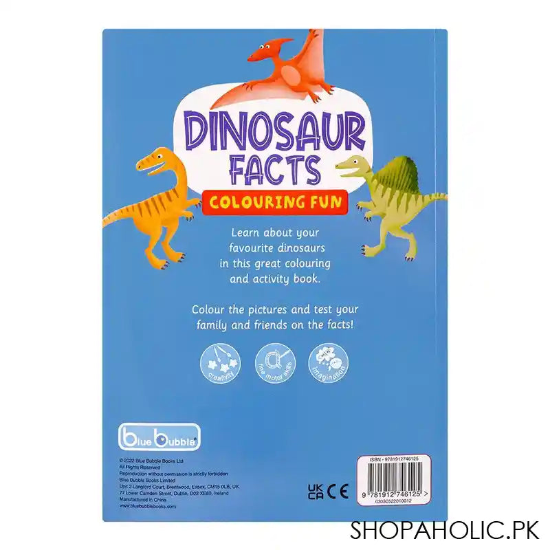 Dinosaur Facts Colouring Fun, Book - Image 2