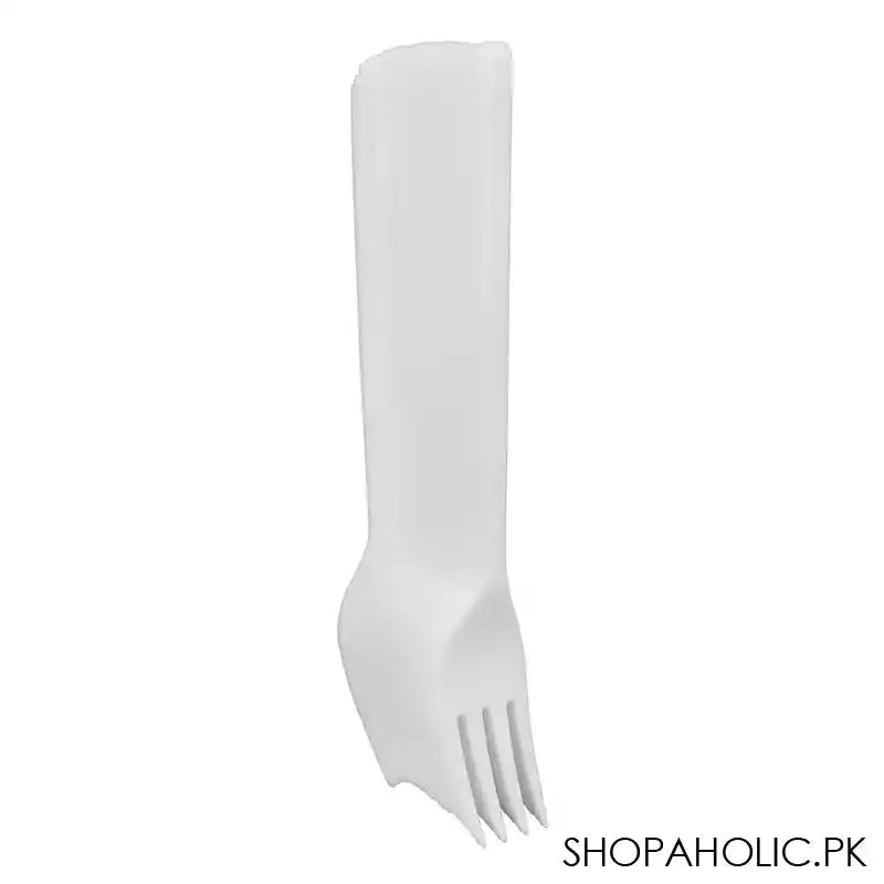 Disposable Plastic White Forks Packet - Image 2