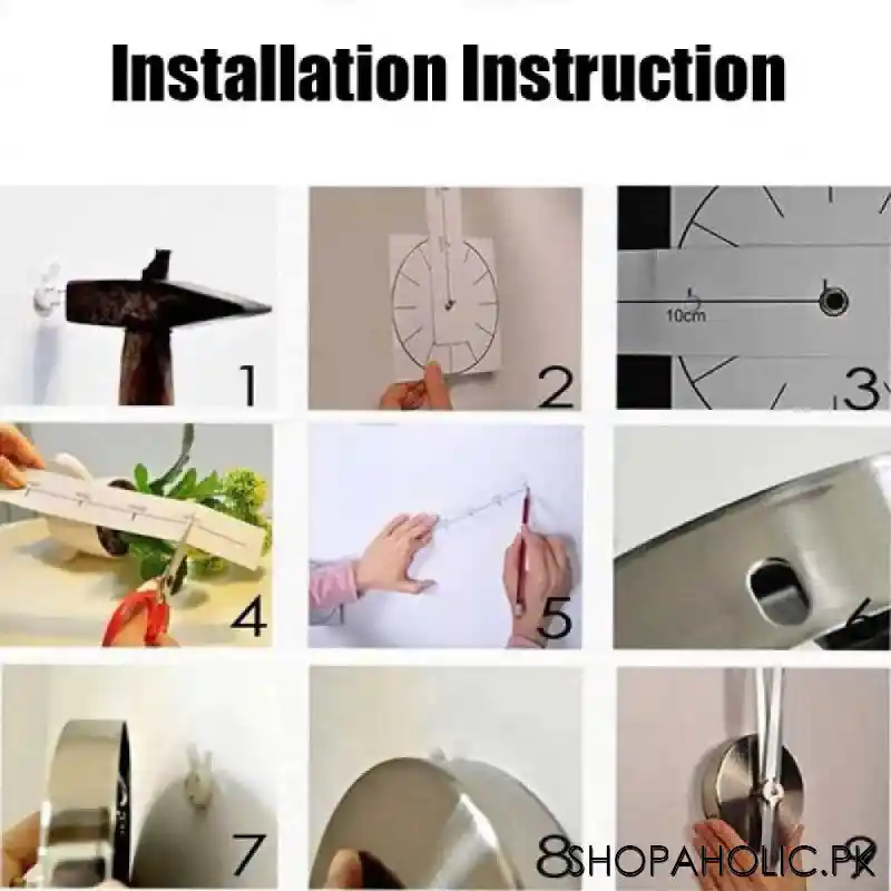 diy 3d wall clock image4