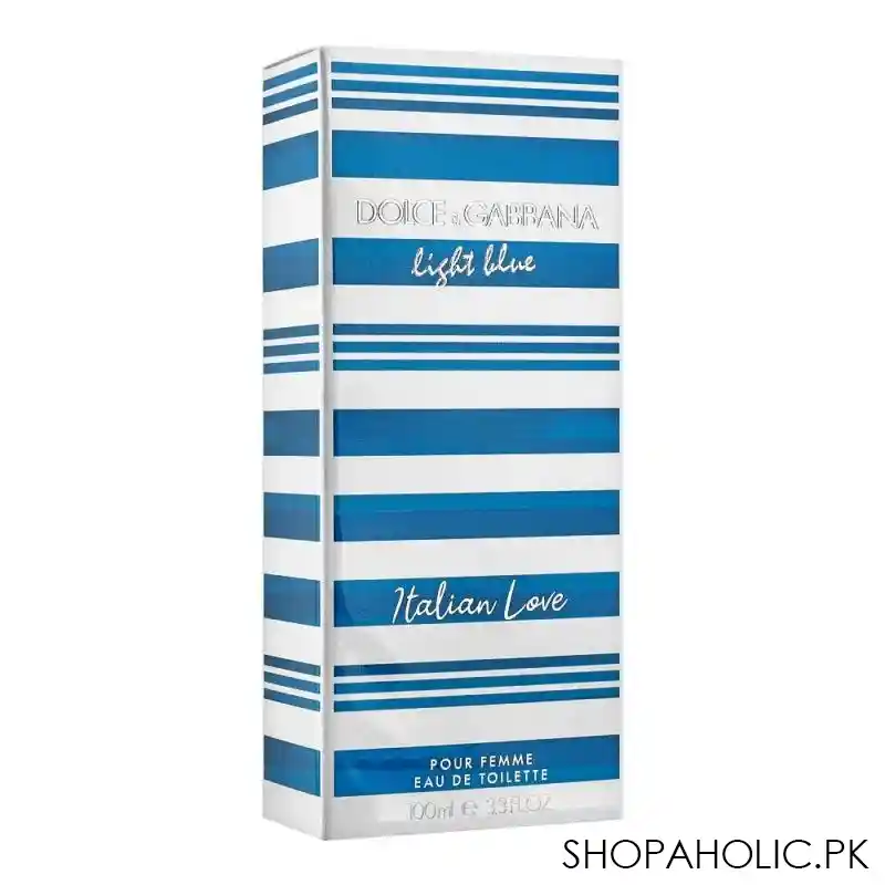 dolce & gabbana light blue italian love pour femme 22, eau de toilette, 100ml image2