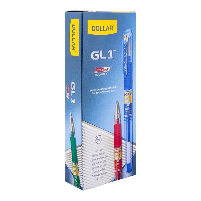 dollar gl 1 ultra ink gel pen, 0.7 10 pack, bp gl0.7, red main image