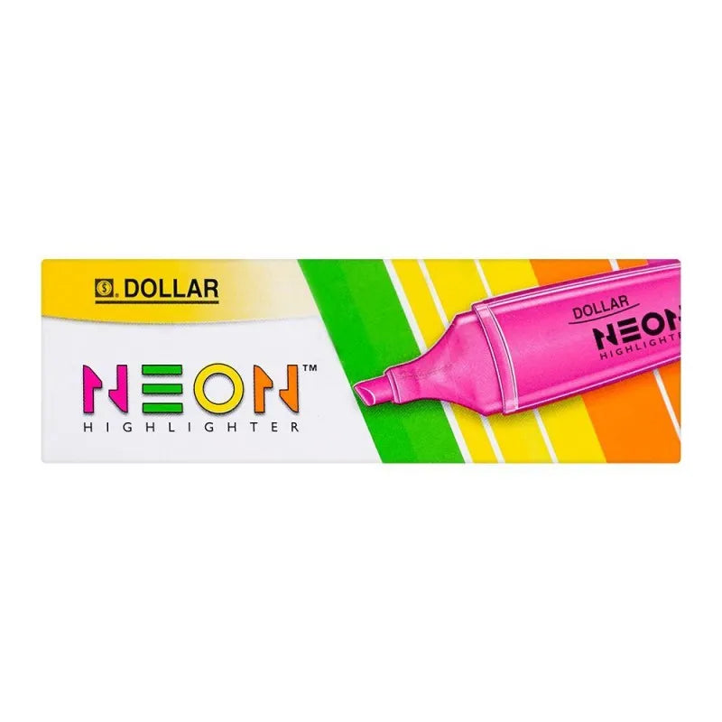 dollar neon highlighter 5mm 10 pack, green, hl625 image3