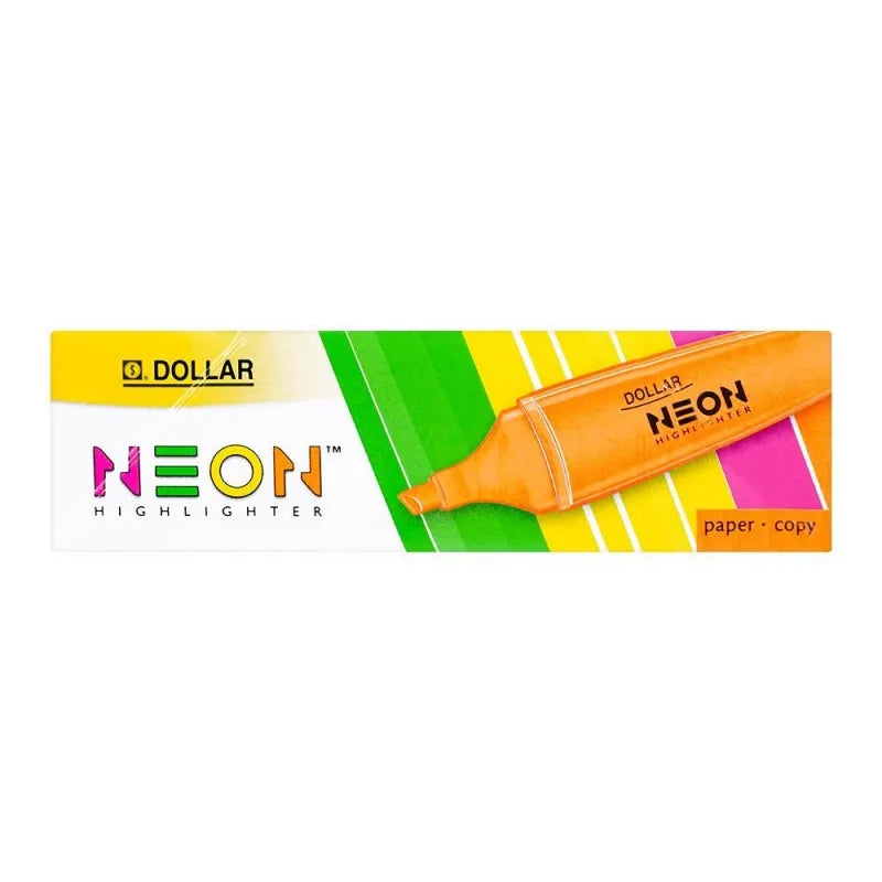 dollar neon highlighter 5mm 10 pack, yellow, hl625 image3