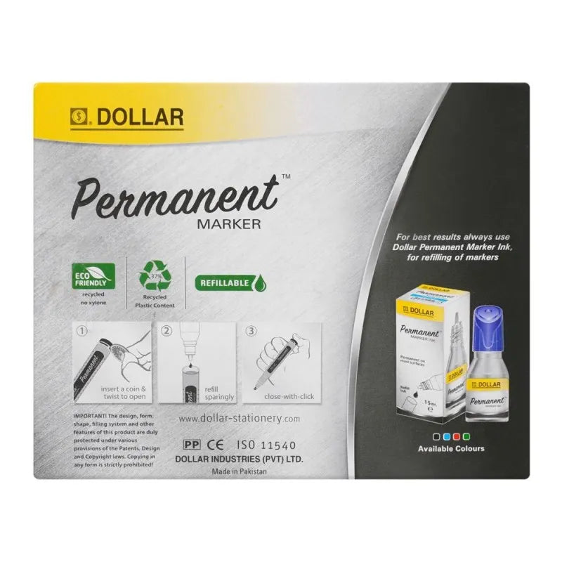 dollar permanent marker 5.0 12 pack, uml5 black image2