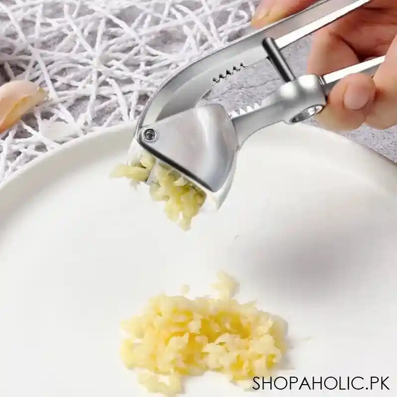 double lever handheld garlic masher image2