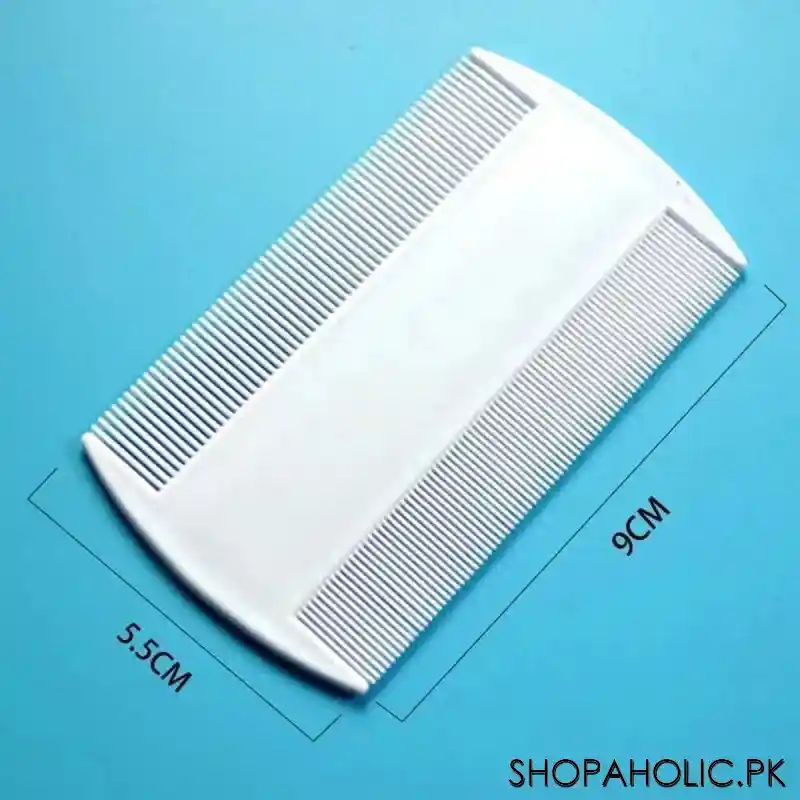 double sided anti lice comb   white image2