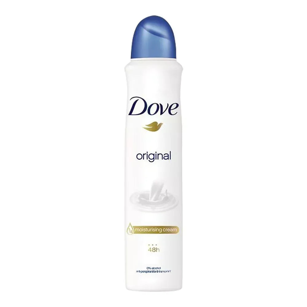 dove 48h original deodorant spray, for women, 0% alcohol, 250ml main image