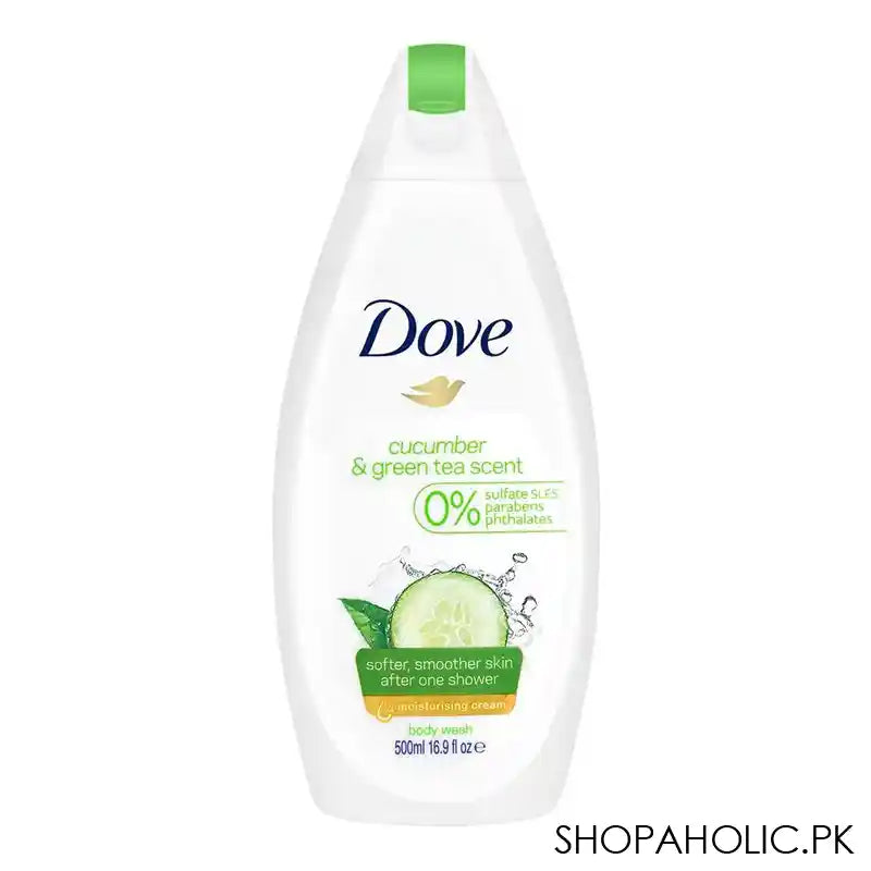 Dove Cucumber & Green Tea Scent Body Wash, 500ml - Main Image