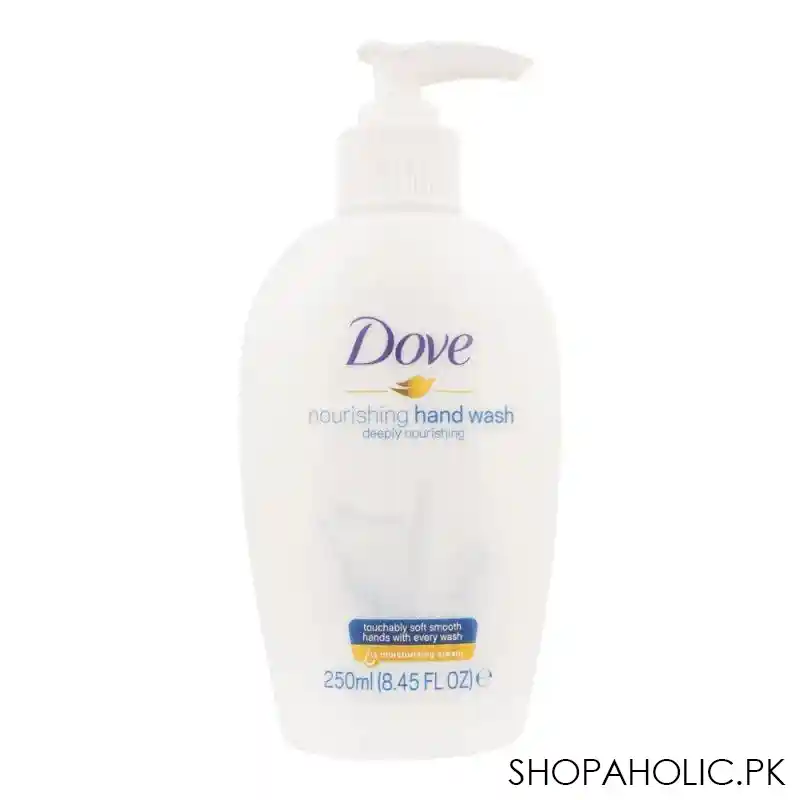 dove deeply nourishing hand wash, 250ml main image