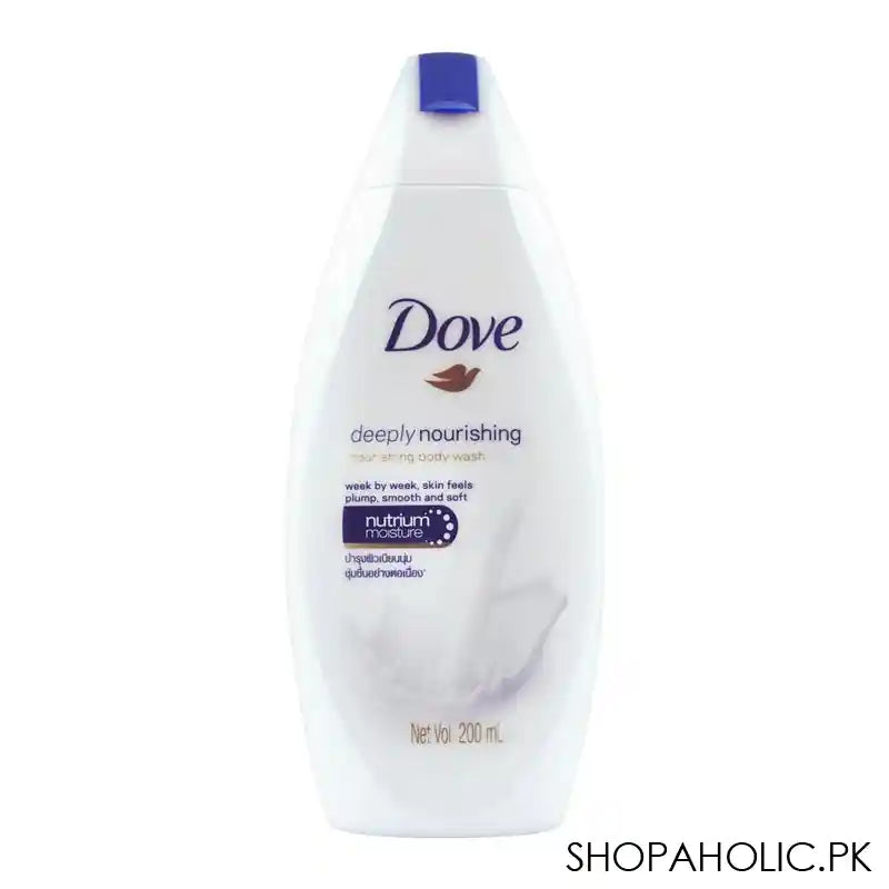 Dove Deeply Nourishing Smooth And Soft Body Wash, 200ml - Main Image