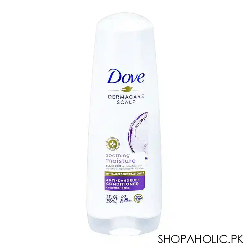 Dove Dermacare Scalp Soothing Moisture Anti-Dandruff Conditioner, 355ml - Main Image