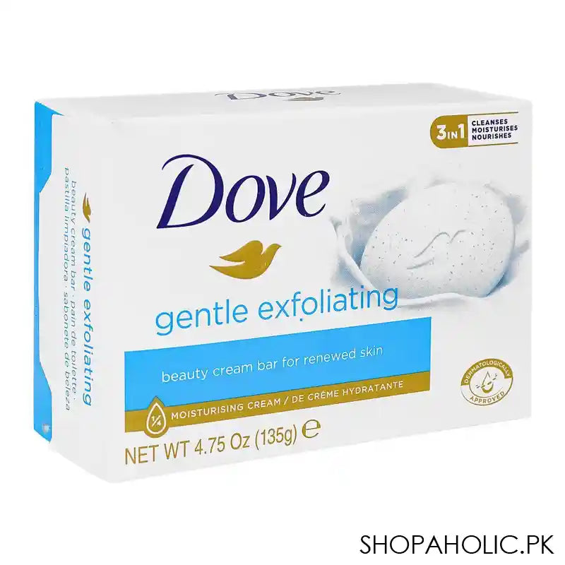 Dove Gentle Exfoliating Soap, For Renewed Skin, 135g - Main Image