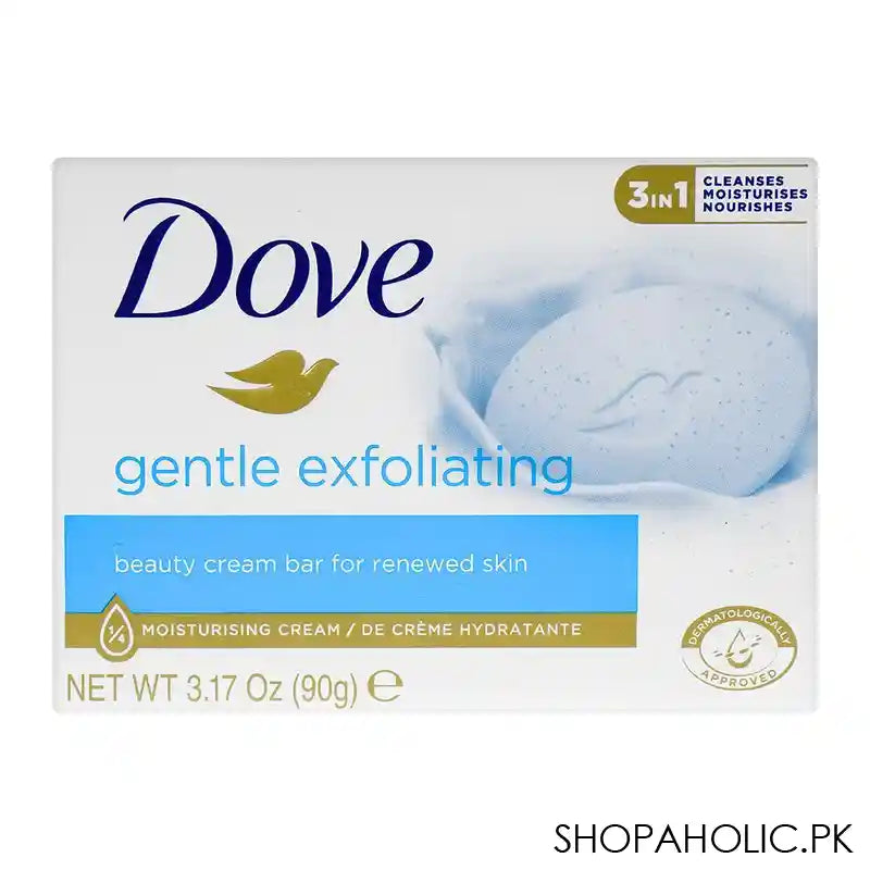 Dove Gentle Exfoliating Soap, For Renewed Skin, 90g - Main Image