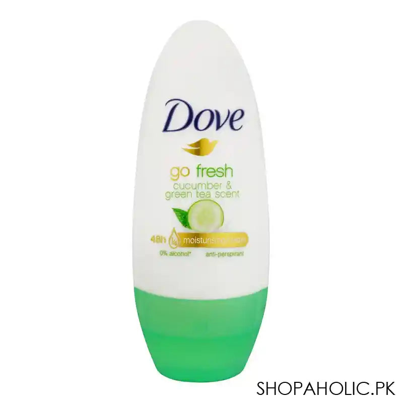 Dove Go Fresh Cucumber & Green Tea 48-Hour Anti-Perspirant Deodorant Roll On, For Women, 40ml - Main Image