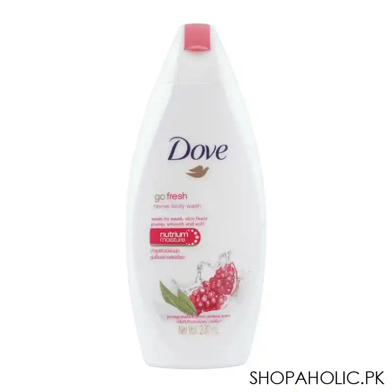 Dove Go Fresh Pomegranate & Lemon Verbena Scent Body Wash, 200ml - Main Image