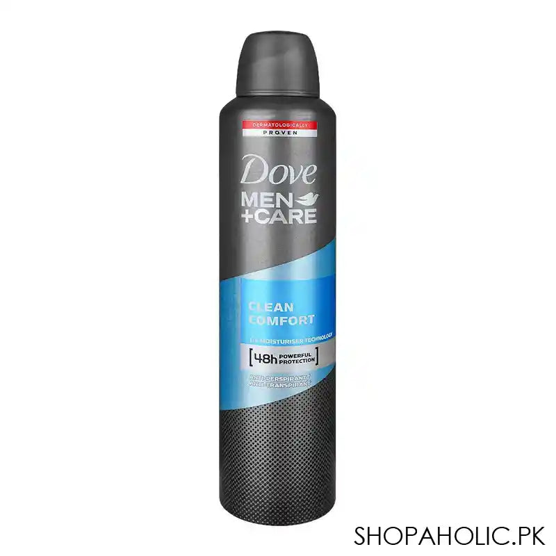 Dove Men+Care Clean Comfort Anti-Perspirant Deodorant Spray, For Men, 250ml - Main Image