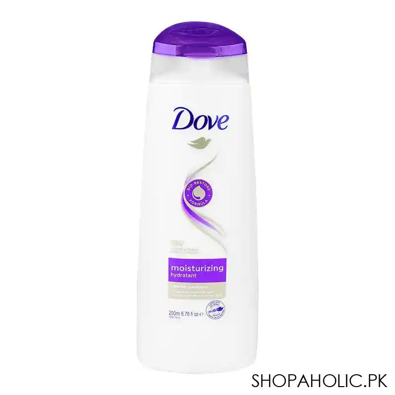 Dove Moisturizing Hydratant Shampoo, For Dry Hair, 200ml - Main Image